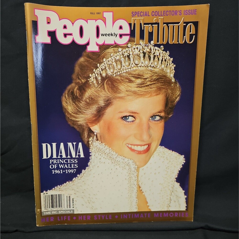 Vintage People Weekly Magazine Tribute Princess Diana Di Royal Family Wales